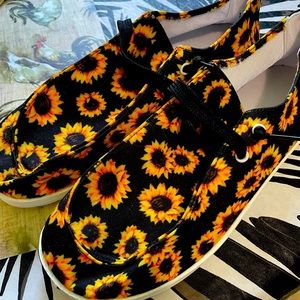 Women’s size 10 sunflower shoes